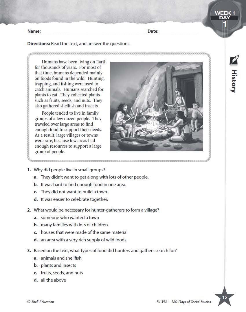 180 Days™: Social Studies, Civics for 6th Grade Practice Workbook for Classroom and Home, Cool and Fun Practice Created by Teachers (180 Days of Practice) - Image 6