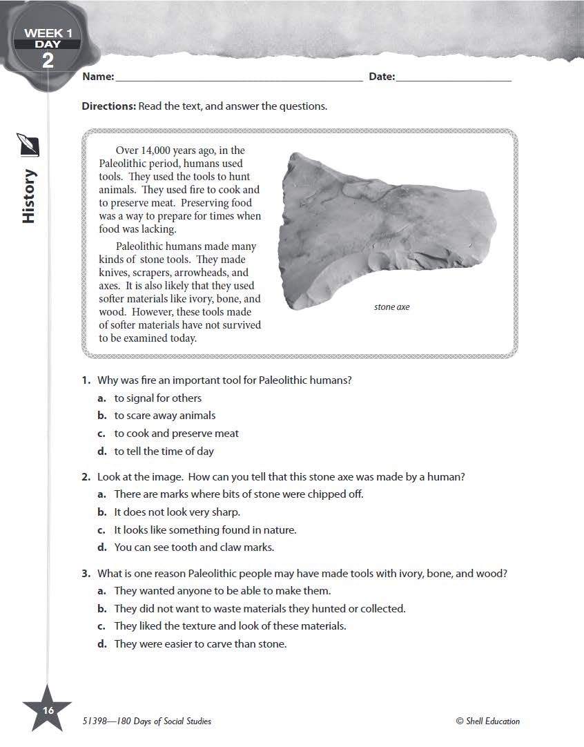 180 Days™: Social Studies, Civics for 6th Grade Practice Workbook for Classroom and Home, Cool and Fun Practice Created by Teachers (180 Days of Practice) - Image 7