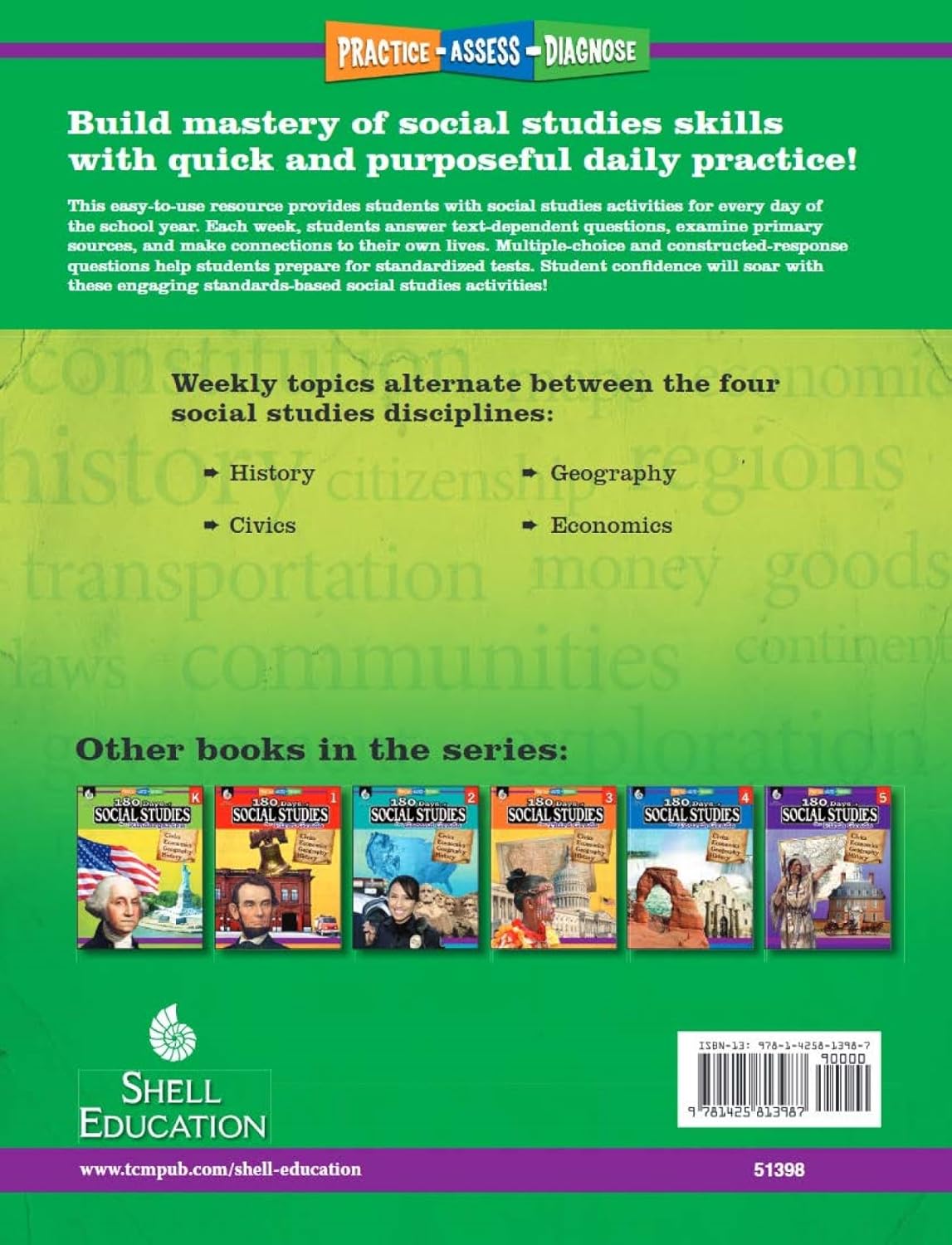 180 Days™: Social Studies, Civics for 6th Grade Practice Workbook for Classroom and Home, Cool and Fun Practice Created by Teachers (180 Days of Practice) - Image 3