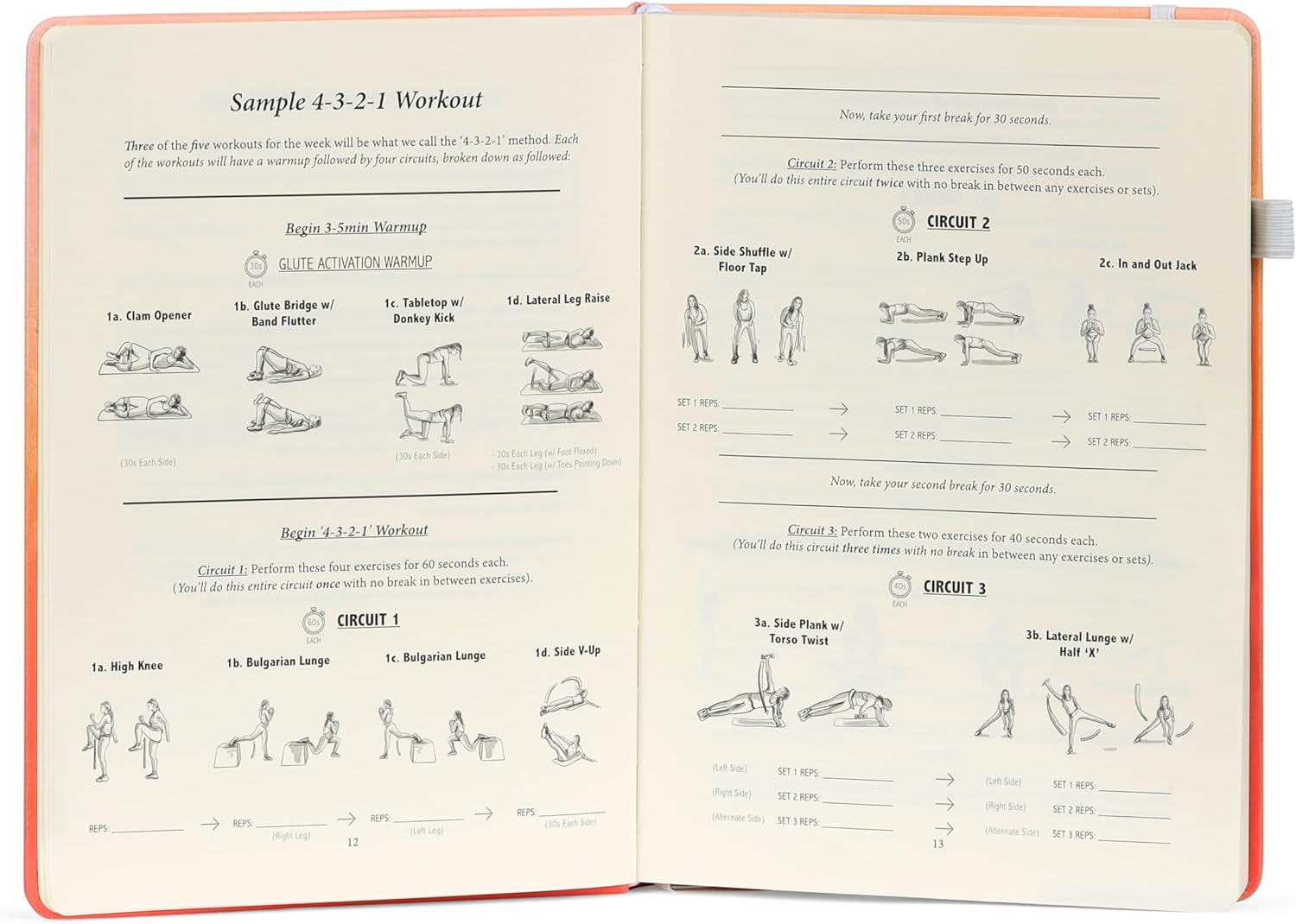 Badass Body Goals: Booty Shaping & Resistance Training Fitness Journal - 10-Week Circuit & Personal Resistance Training Program & Fitness Planner by Jennifer Cohen & Habit Nest - Image 9