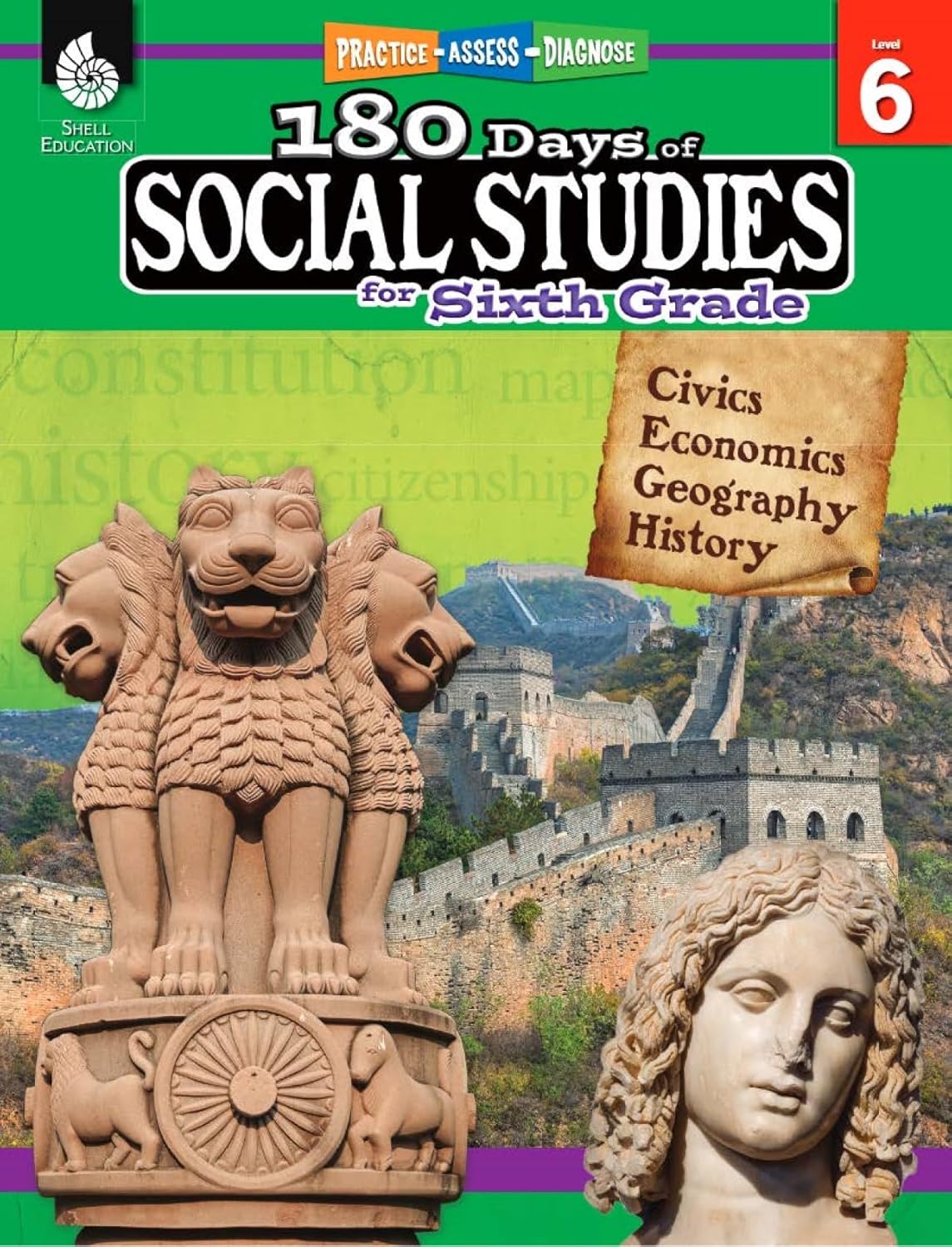 180 Days™: Social Studies, Civics for 6th Grade Practice Workbook for Classroom and Home, Cool and Fun Practice Created by Teachers (180 Days of Practice) - Image 2