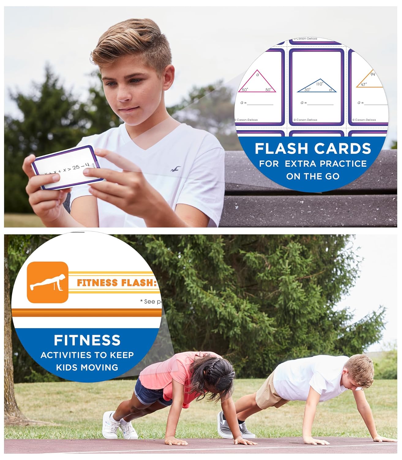 Summer Bridge Activities 6th to 7th Grade Workbooks All Subjects, Middle School Books With Math, Reading Comprehension, Science, Fitness, Social Studies, Writing Practice, and Flash Cards - Image 9